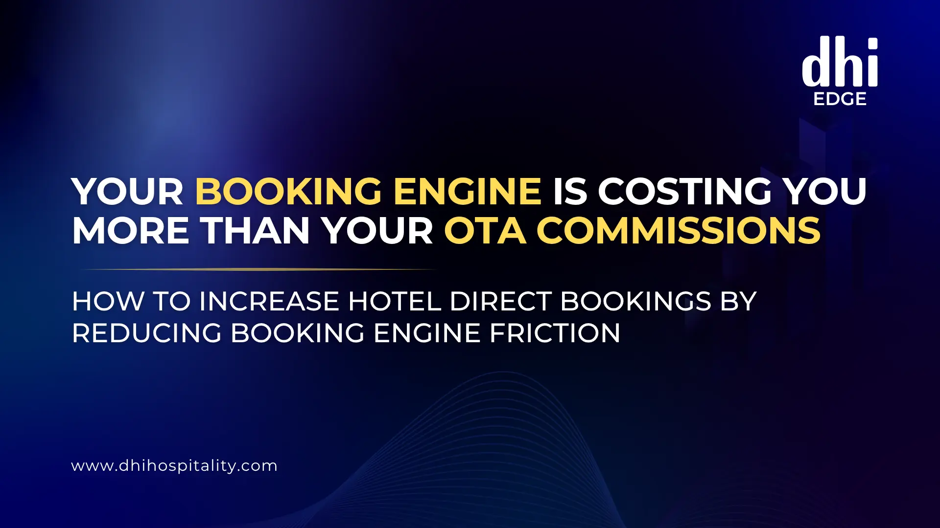Your Booking Engine Is Costing You More Than Your OTA Commissions