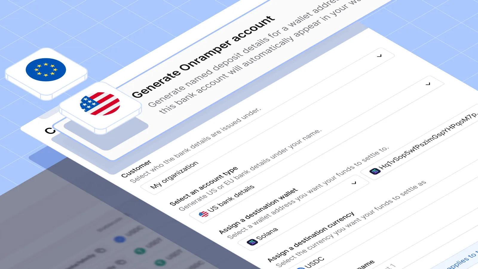 Onramper Accounts: Automatic Fiat-to-Stablecoin Deposits