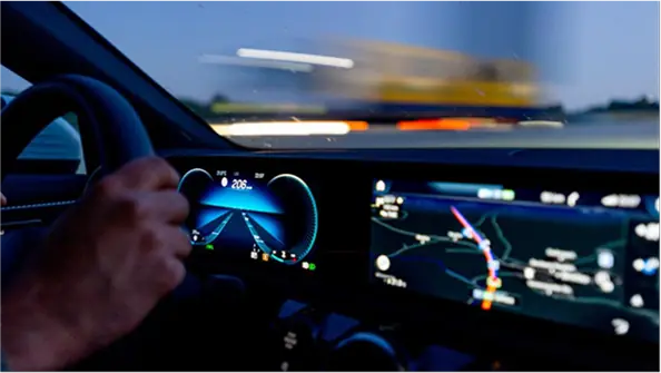 Autonomous vehicle and intelligent robot operating securely – representing Kudelski Labs' embedded security for connected mobility and robotics