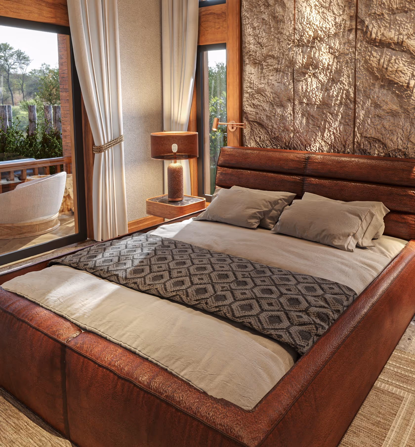 Wellness suite bed