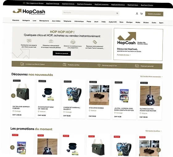 Exemple de réalisation de site - Site vitrine