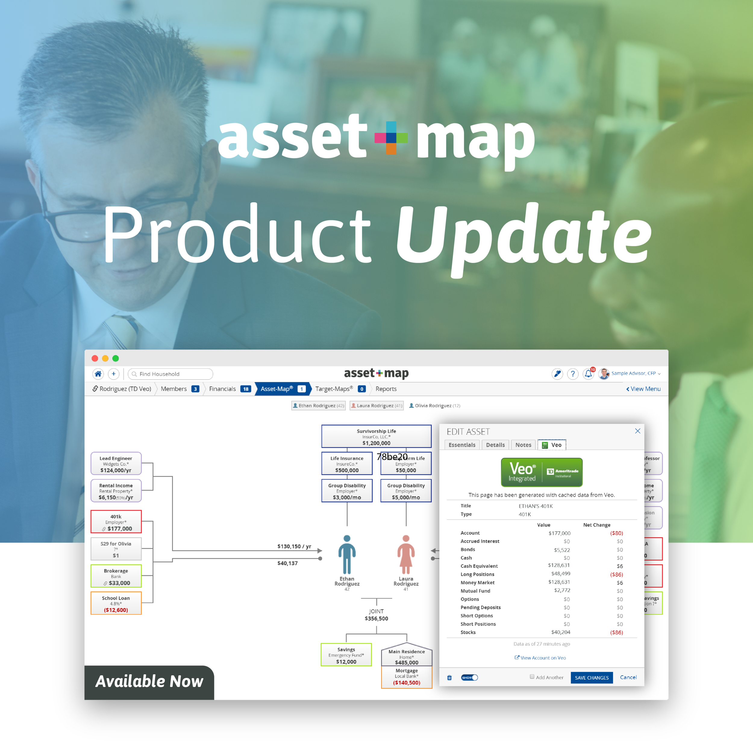 Create an Asset-Map in Just One Click with the New TD Ameritrade Institutional Veo® Integration