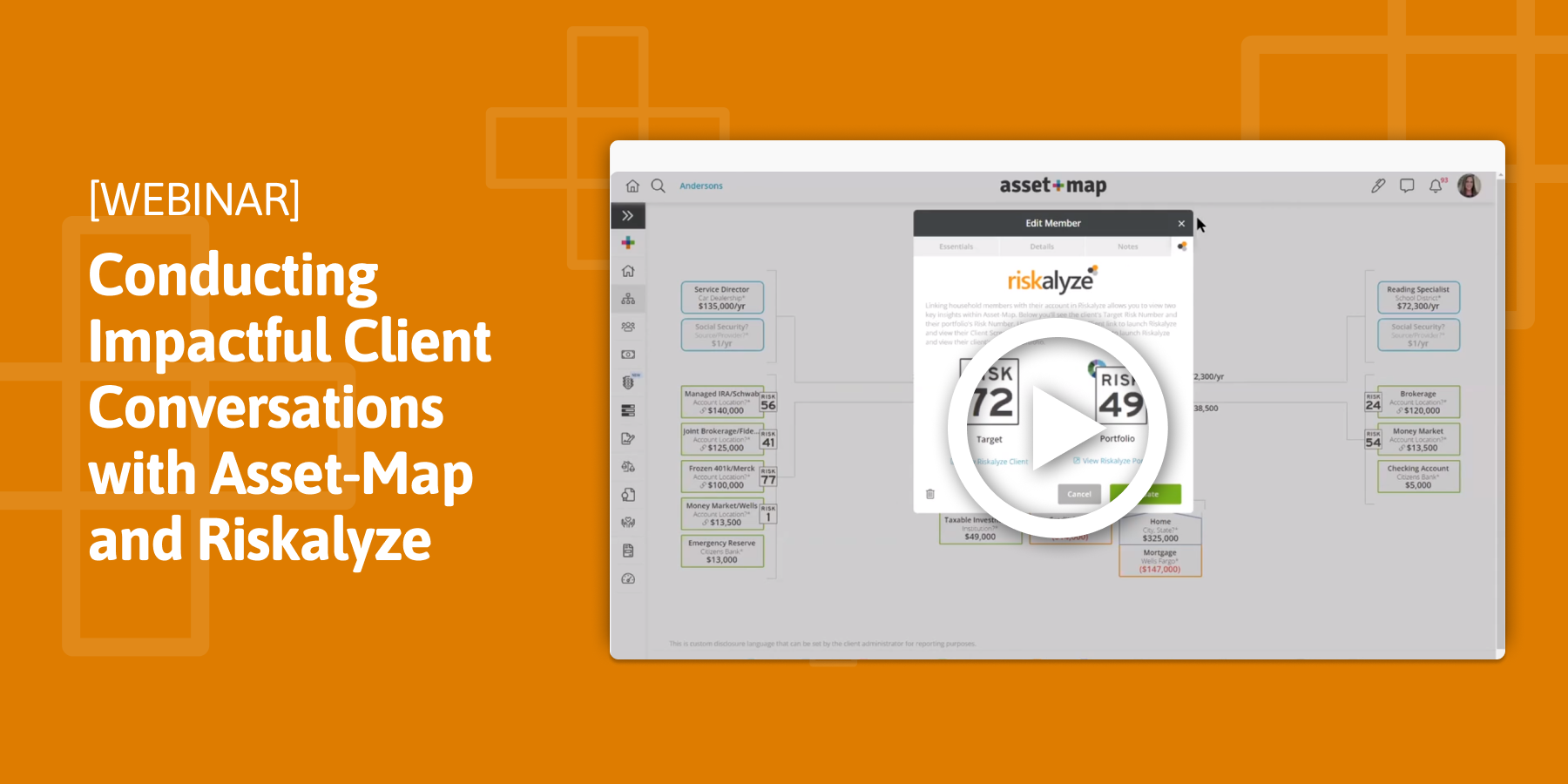Webinar Replay: Conducting Impactful Client Conversations with Asset-Map and Riskalyze