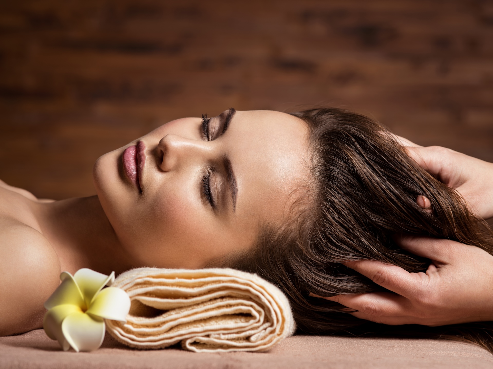cliente détendue spa 
