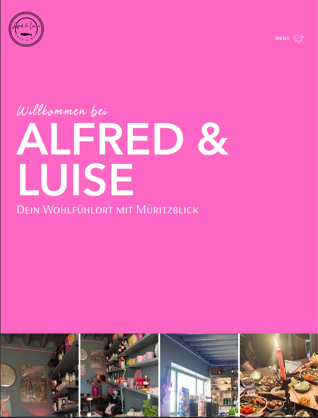 Responsive Webdesign für Café/Bar Alfred&Luise: Stimmungsvolles Gastronomie-Projekt, umgesetzt von Blueprint
