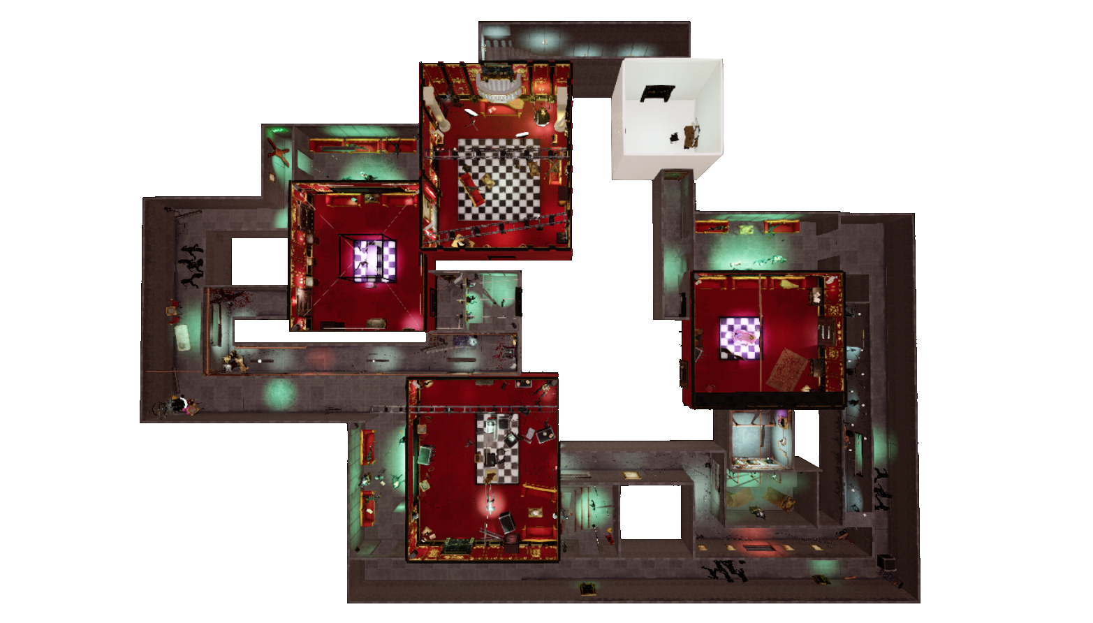 image of a lively gaming area (for a gaming and entertainment)
