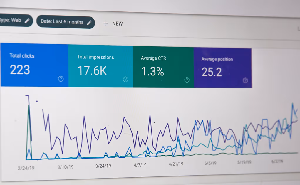 Données de la google shear console