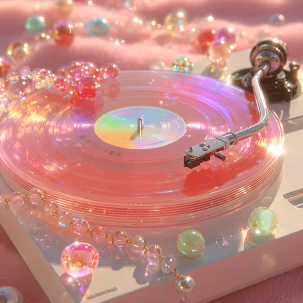 Image style IA : Lecteur de disque