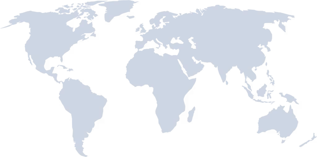 White world map icon