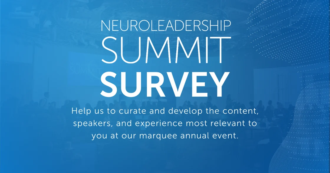 Neuroleadership Summit Survey Poster
