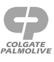 Colgate-Palmolive company logo in dark gray on black background.