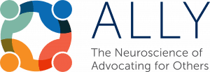 ALLY company logo with colored circular figures forming a circle and the tagline Advocacy for Others.