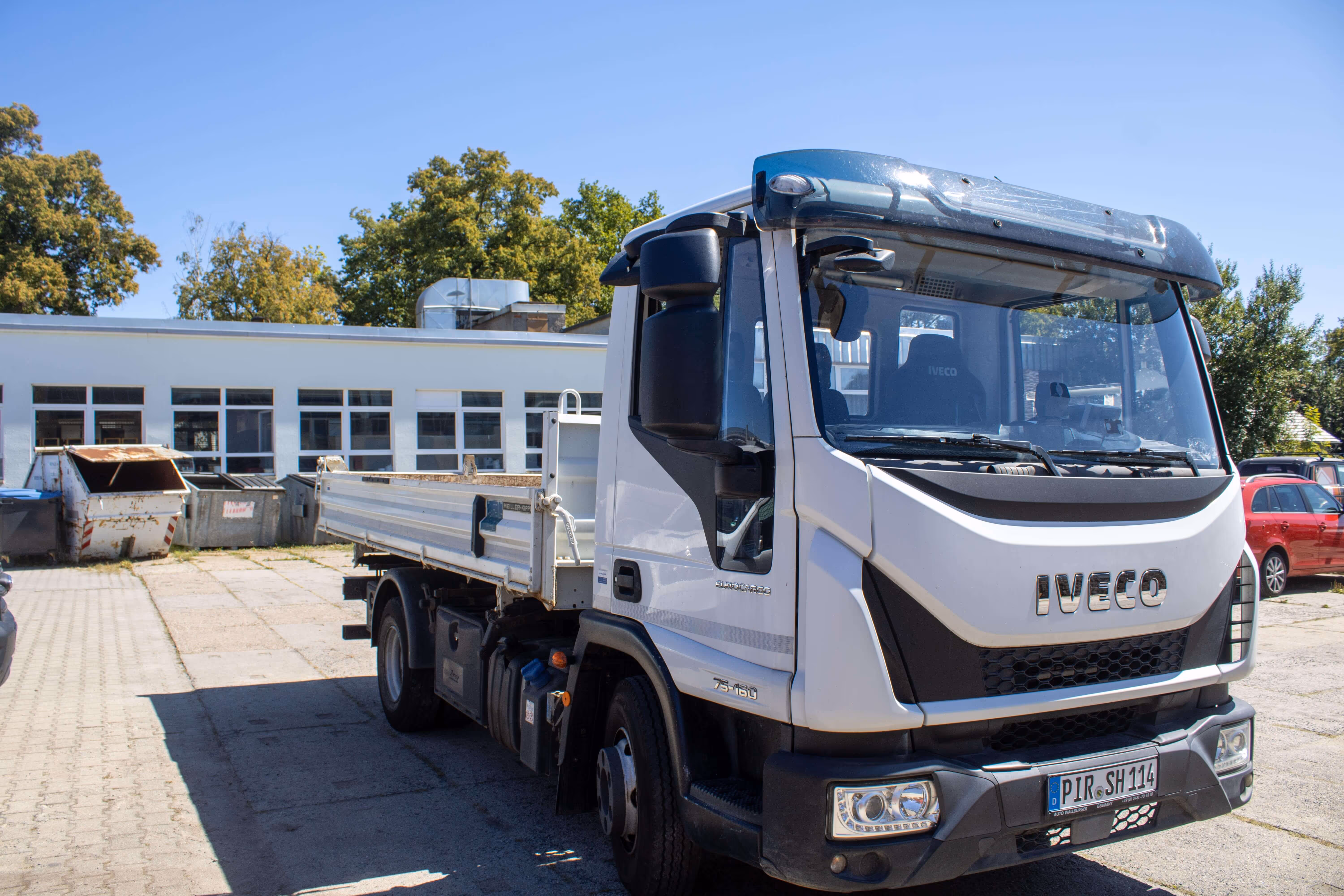 Foto eines LKW der Grünovation GmbH.