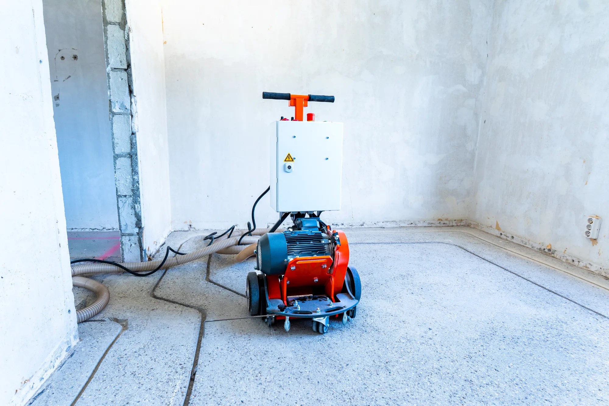 Fräsertechnik für Fußbodenheizung