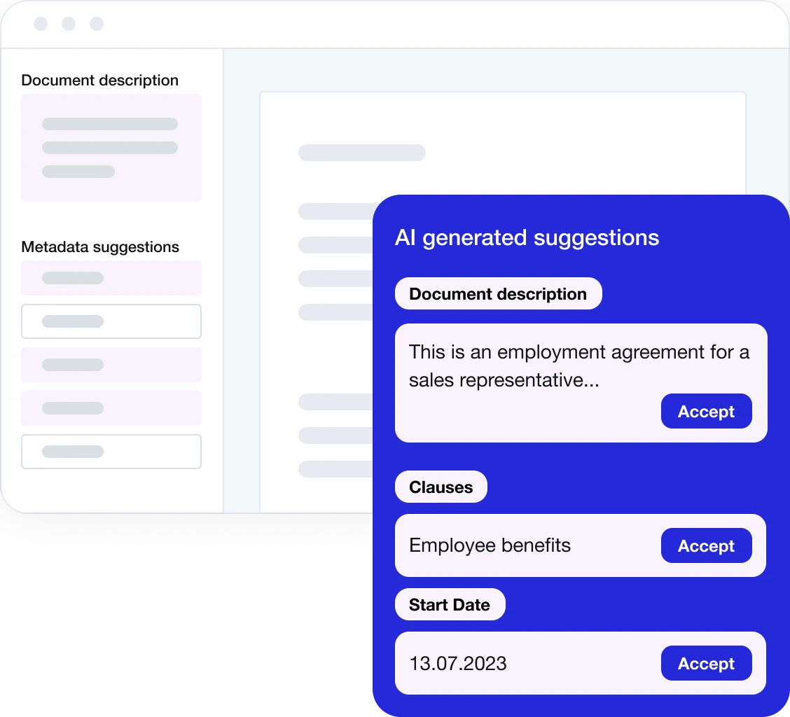 AI suggestions precisely contracts