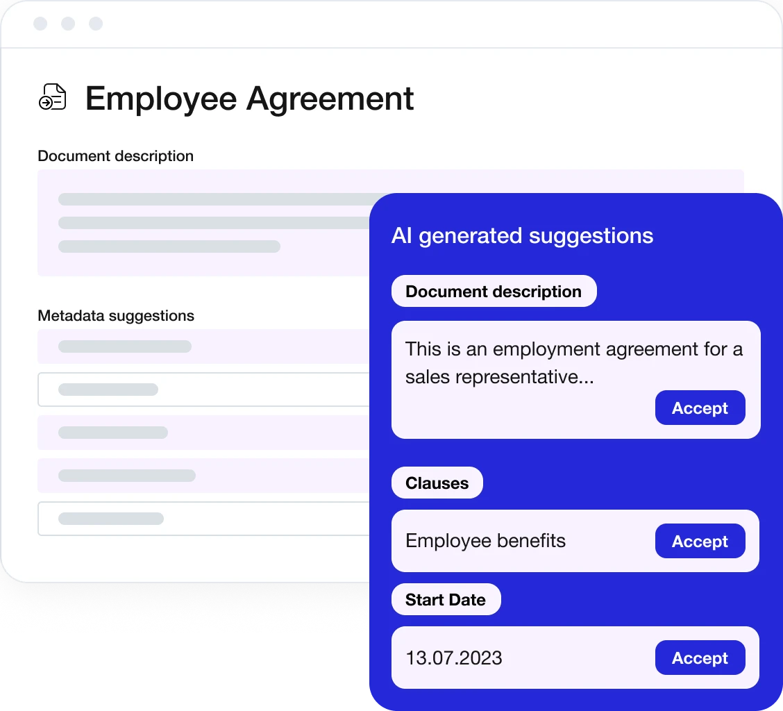 AI suggestions precisely contracts