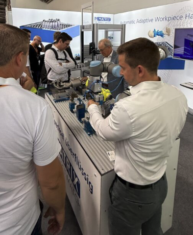 Matrix Employee on trade show