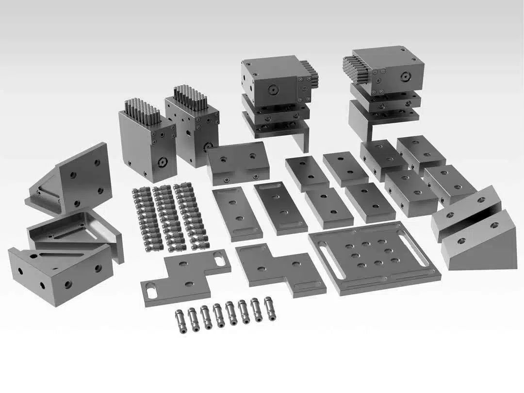 Silver Clamp Set
