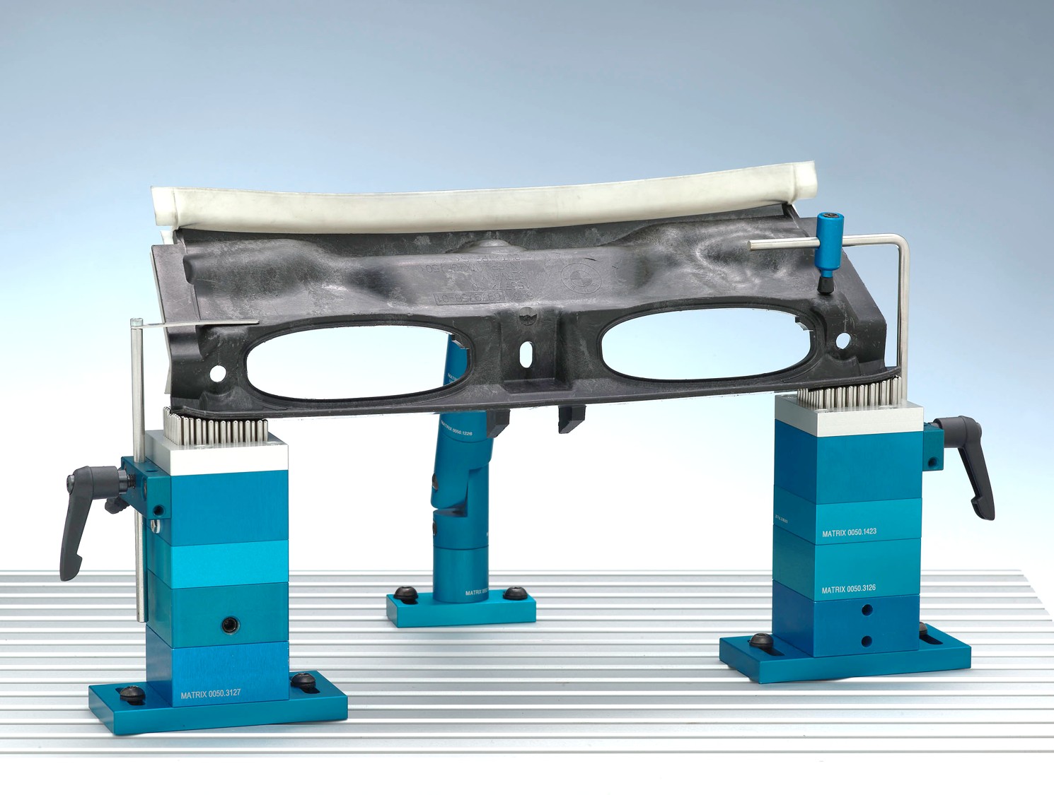 plastic part in Matrix fixture set up