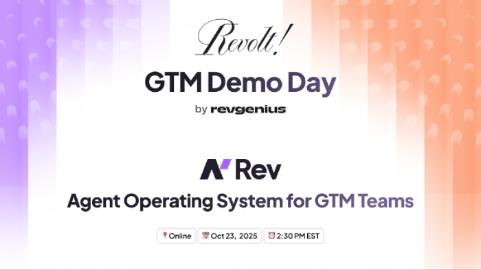 GTM Demo Day at Revolt by RevGenius