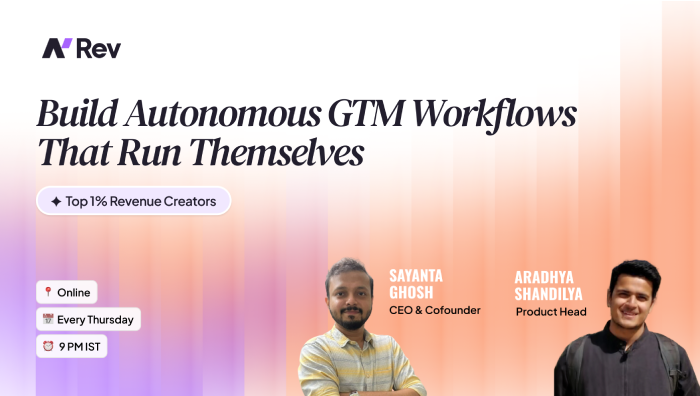 Top 1% Revenue Creators' Workshop