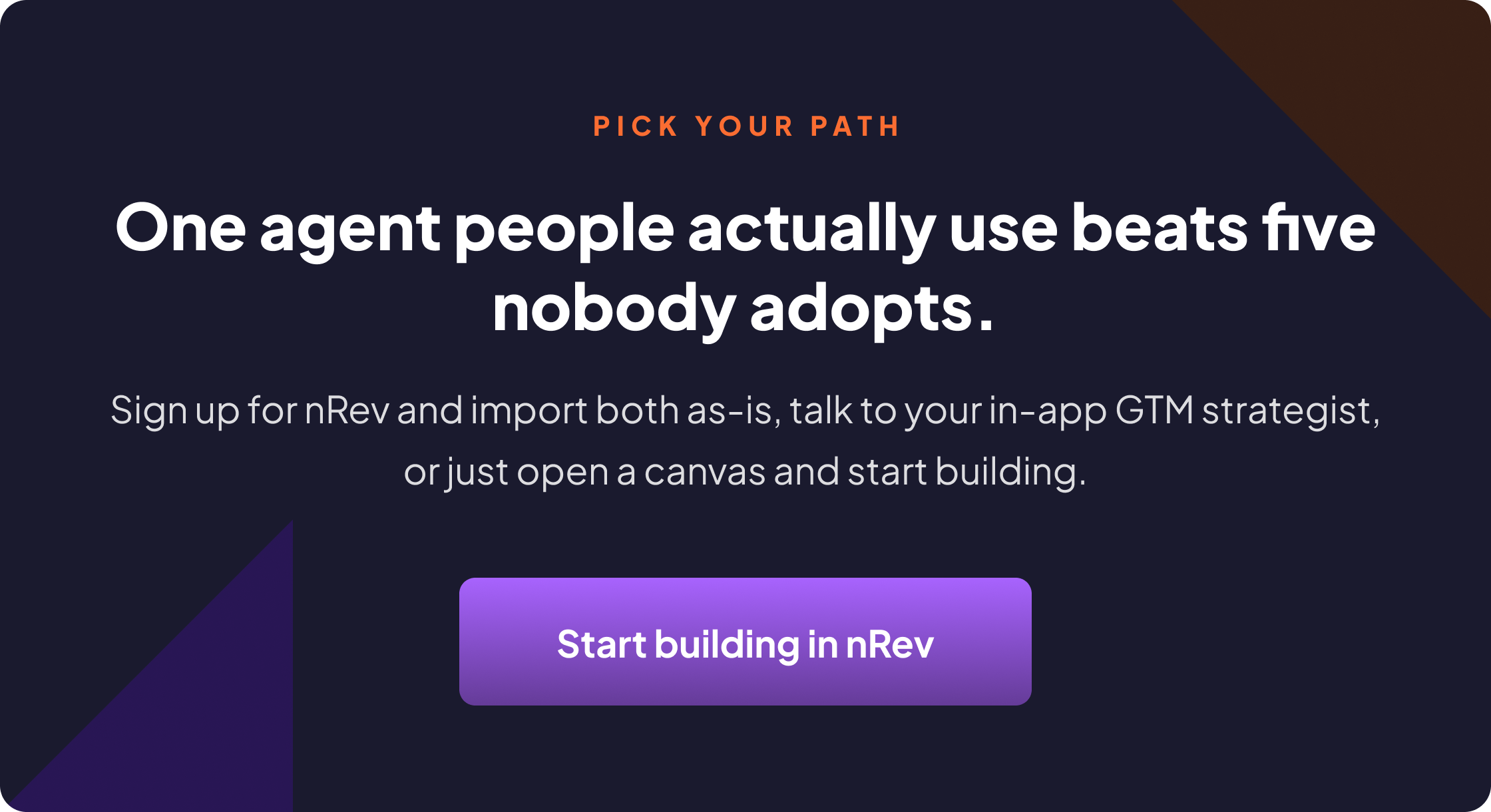 nRev call to action
