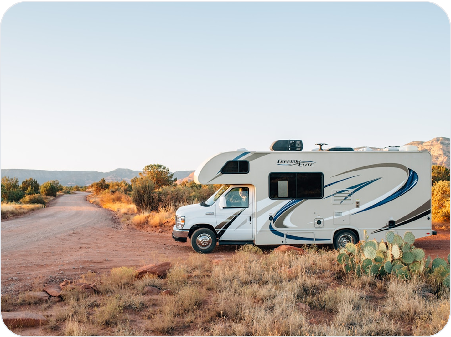 Two Trucks in wild no where