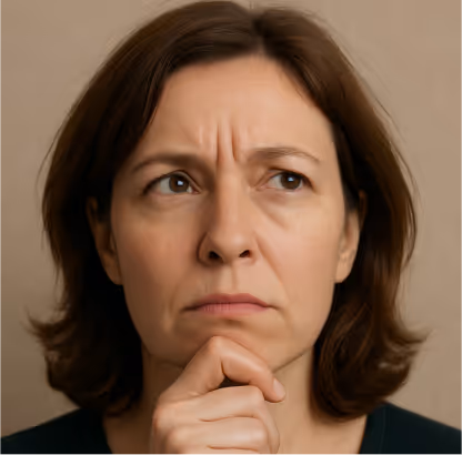Une personne qui cherche à divorcé qui s'interroge. 