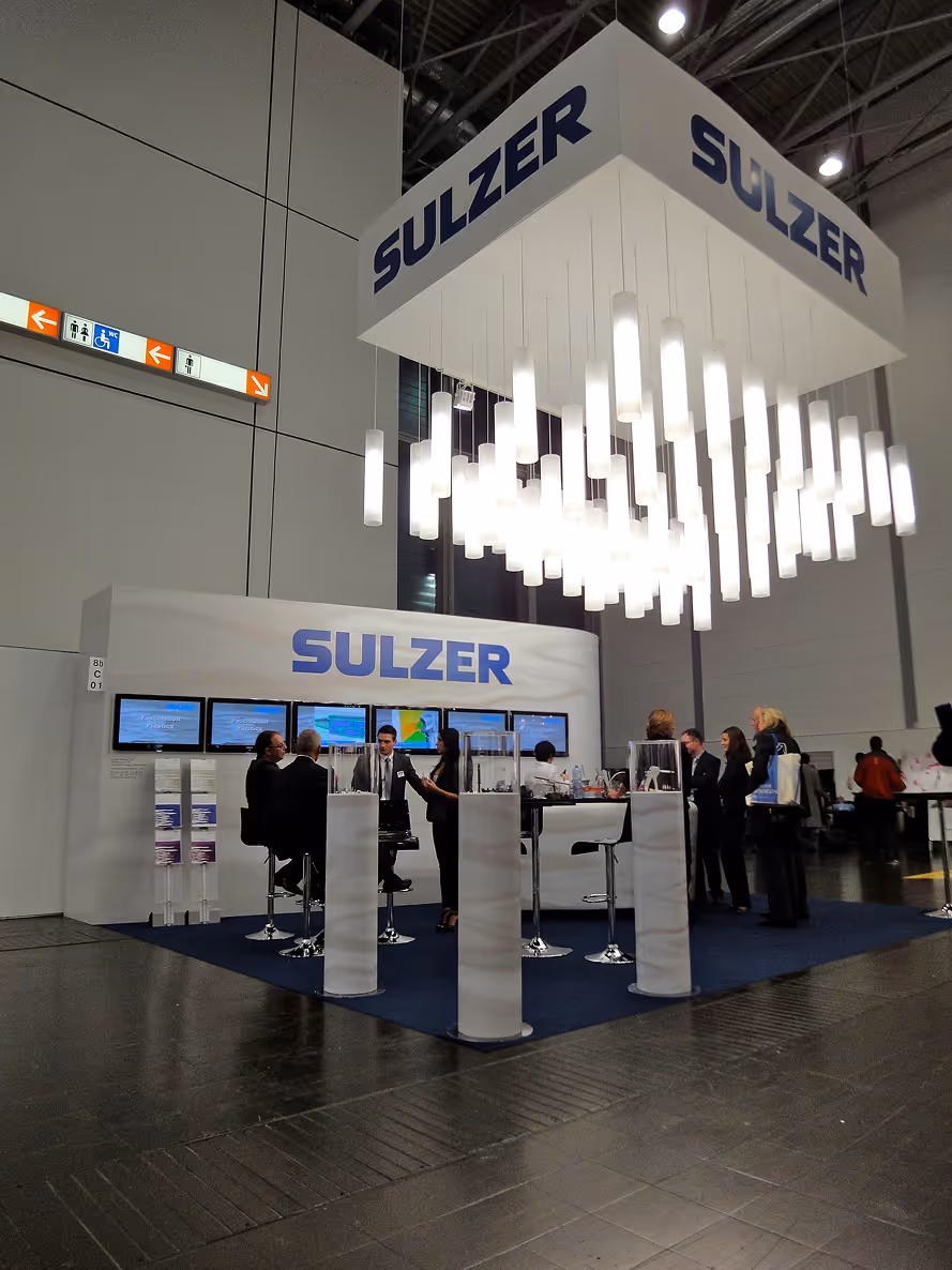 Sulzer nutzte ein Verkostungserlebnis am Stand. Genussmomente zogen Besucher an, öffneten Gespräche und förderten Leads.