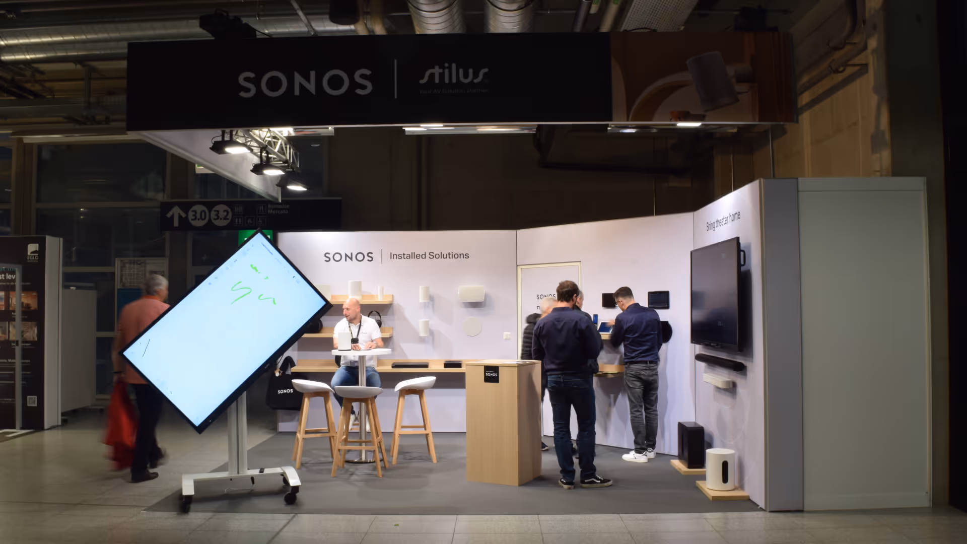 Stilus zeigte an der electro-tec 2025 als Sonos-Partner smarte Audio-Lösungen für innen & außen. stilvoll, integriert und Exklusiv.