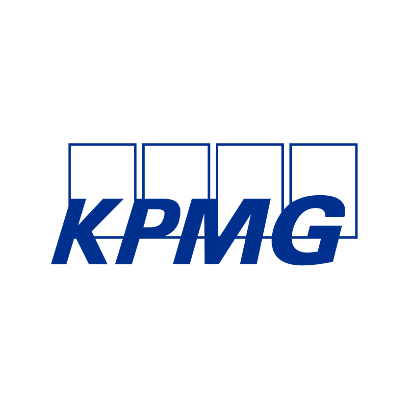 KPMG business logo.