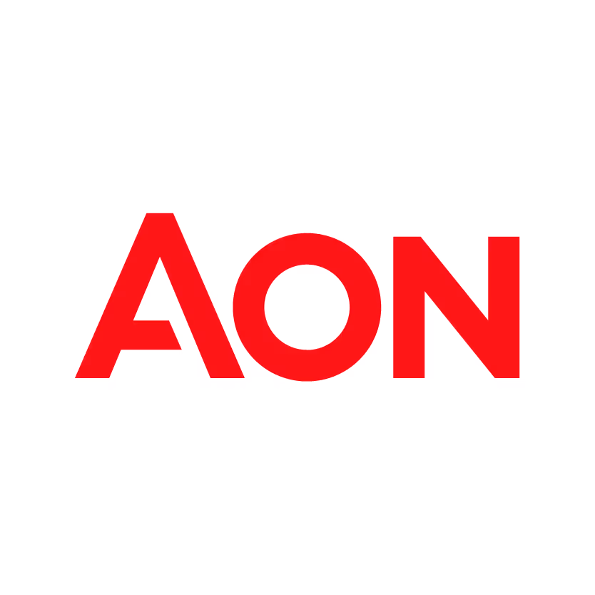 Aon business logo.