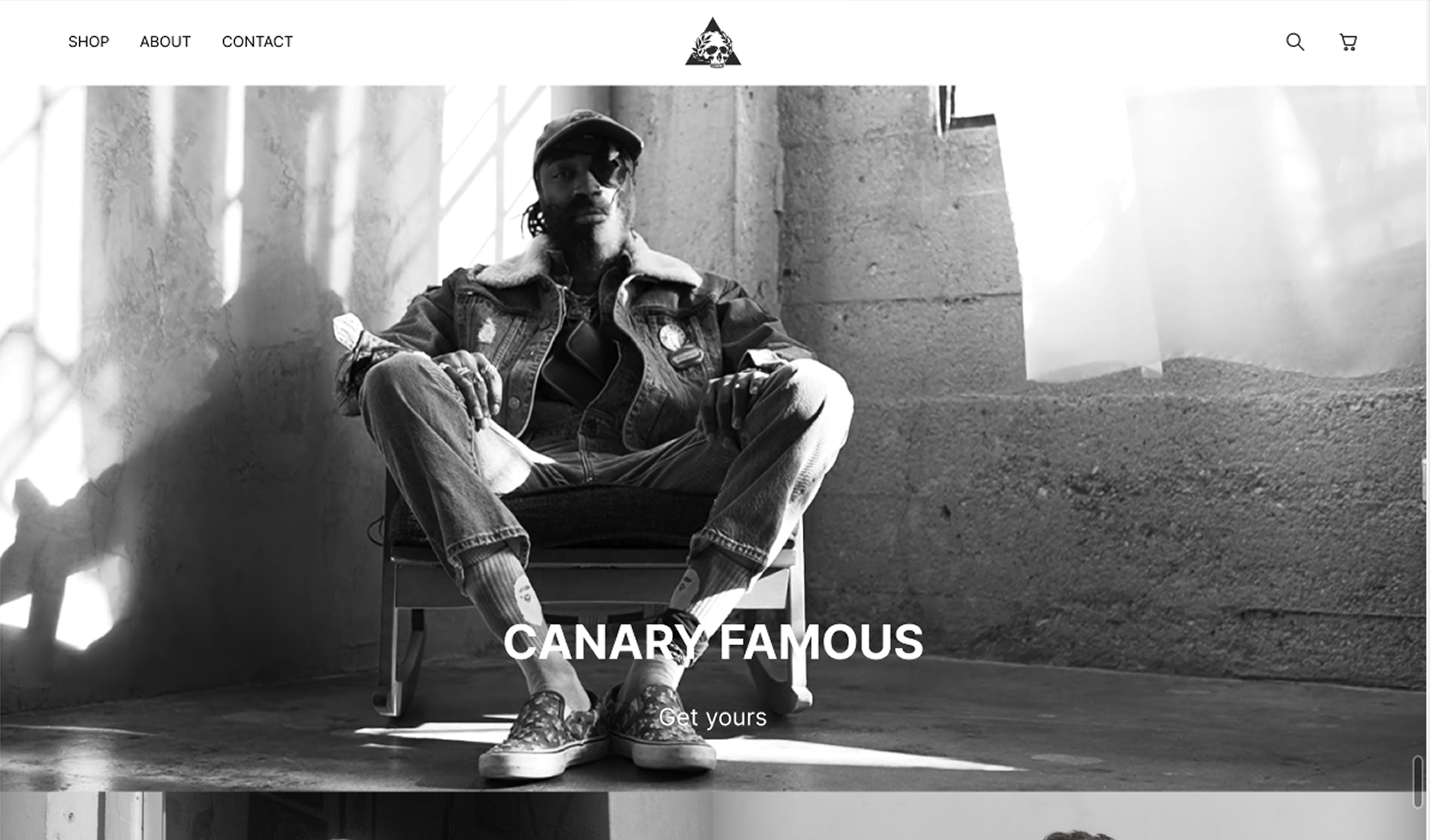 Canary Famous website picture