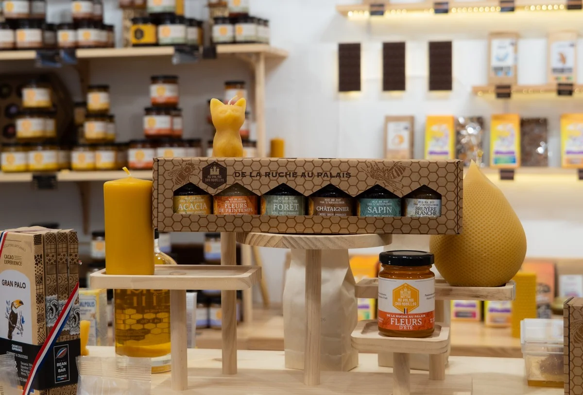 photo de coffret de miels