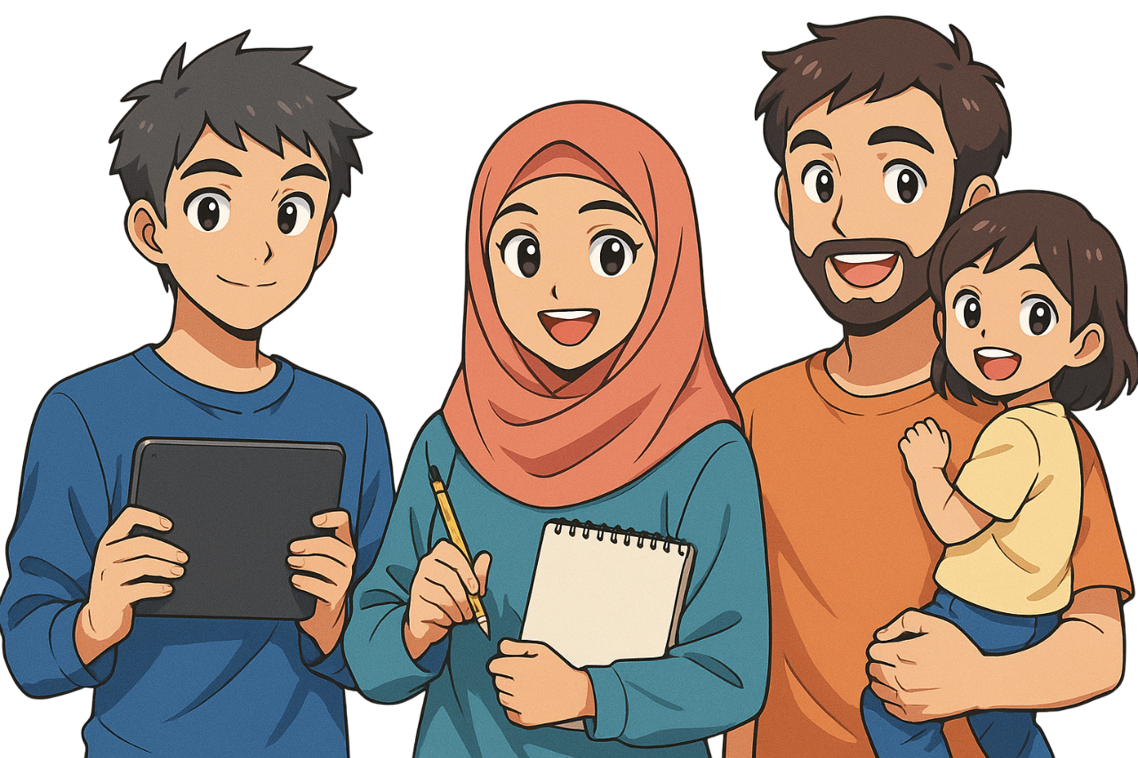 Freunde, Familie kulturelles Bild
