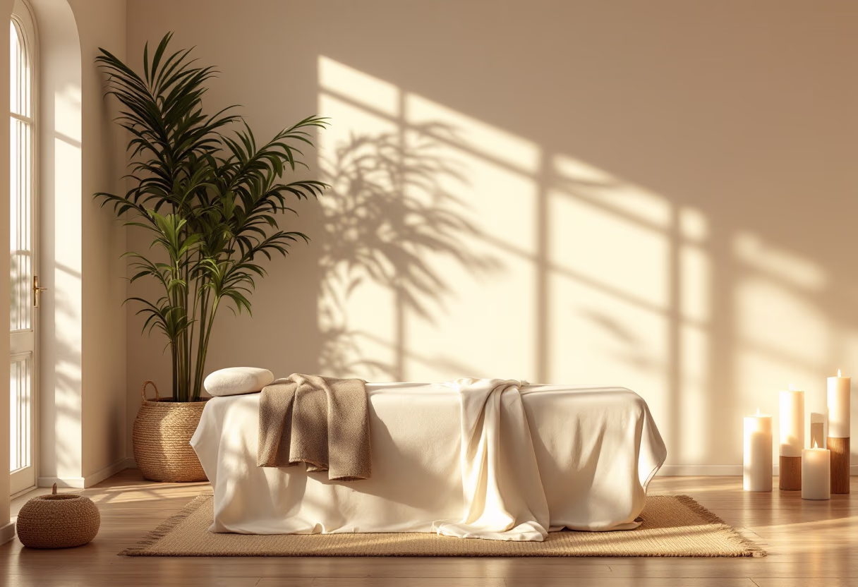 image of treatment room setup (for a salons & spa)