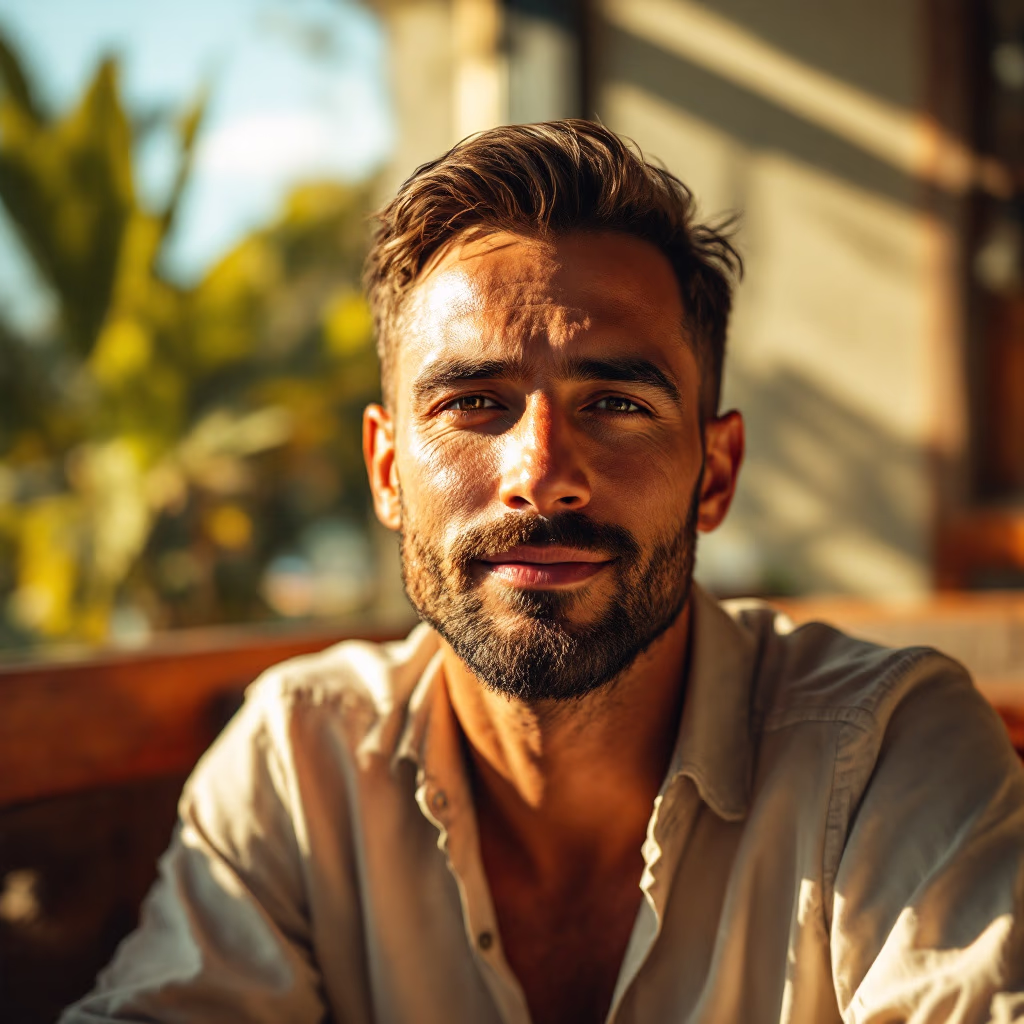 [headshot] image of customer (for a mexican restaurant)