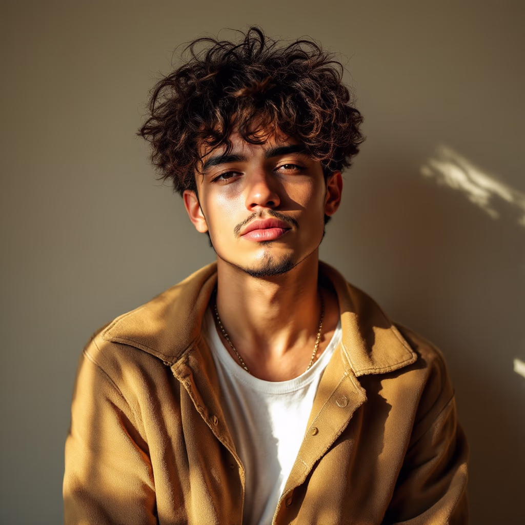 [headshot] image of customer (for a tattoo studio)