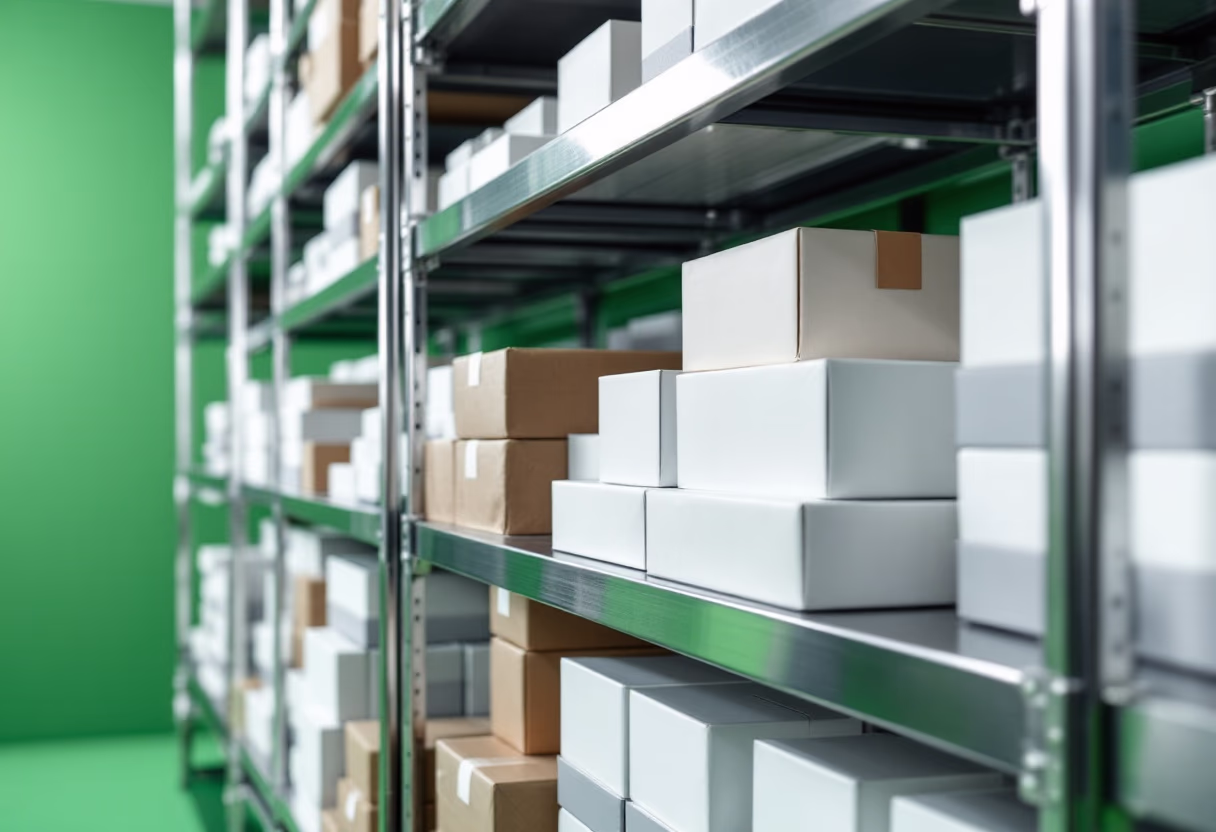 image of finished goods inventory (for a manufacturing plant)