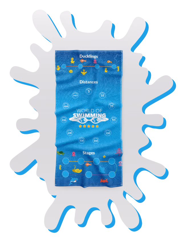 World of Swimming towel