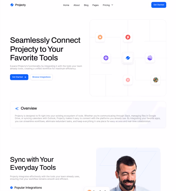 Feature Single Page