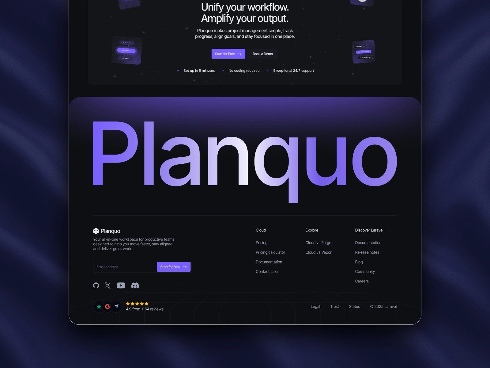 Planquo Webflow Banner