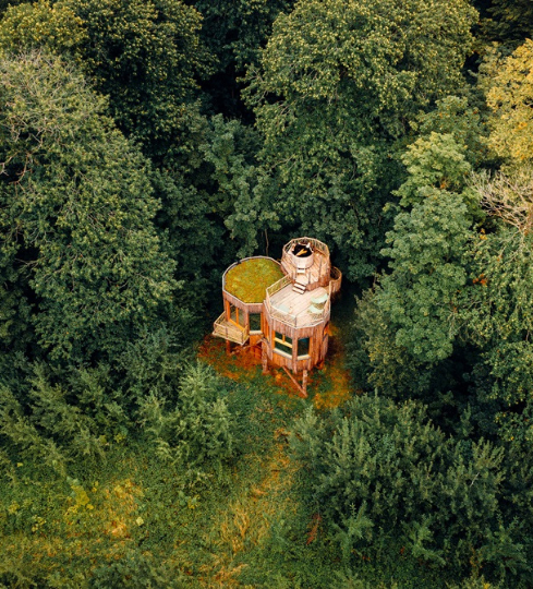 Cabane Spa Epopée - Coucoo Cabanes - Cabanes des Grands Chênes