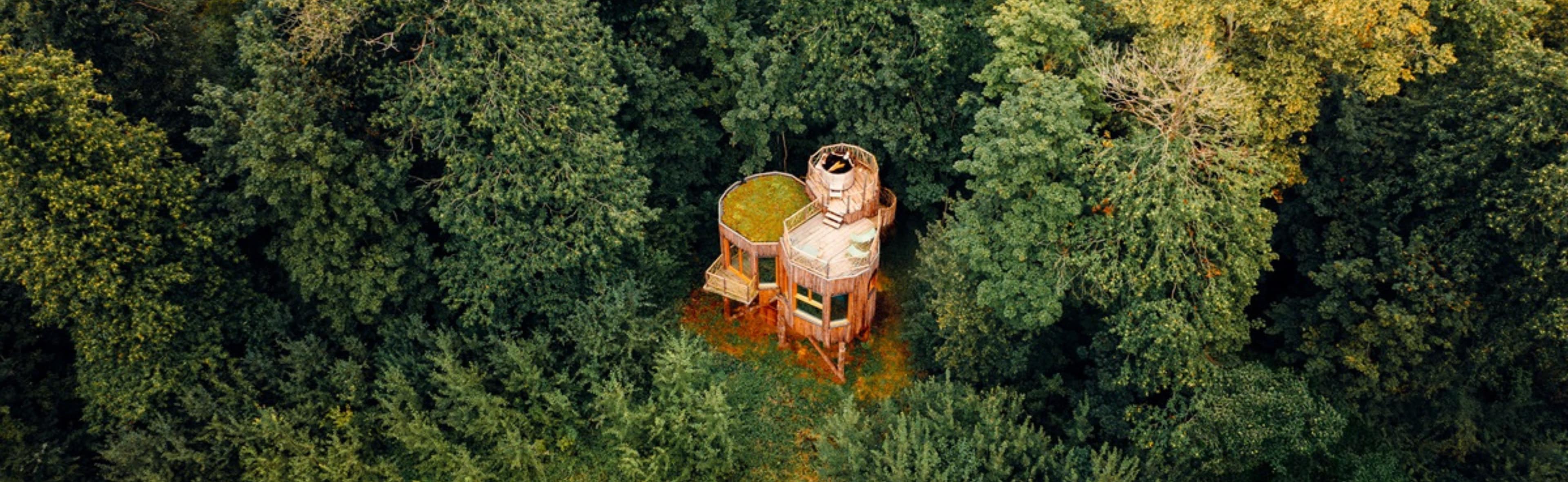 Cabane Spa Epopée - Coucoo Cabanes - Cabanes des Grands Chênes