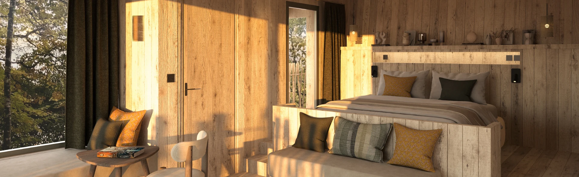 Intérieur d'une cabane - AW2 architecture & interiors