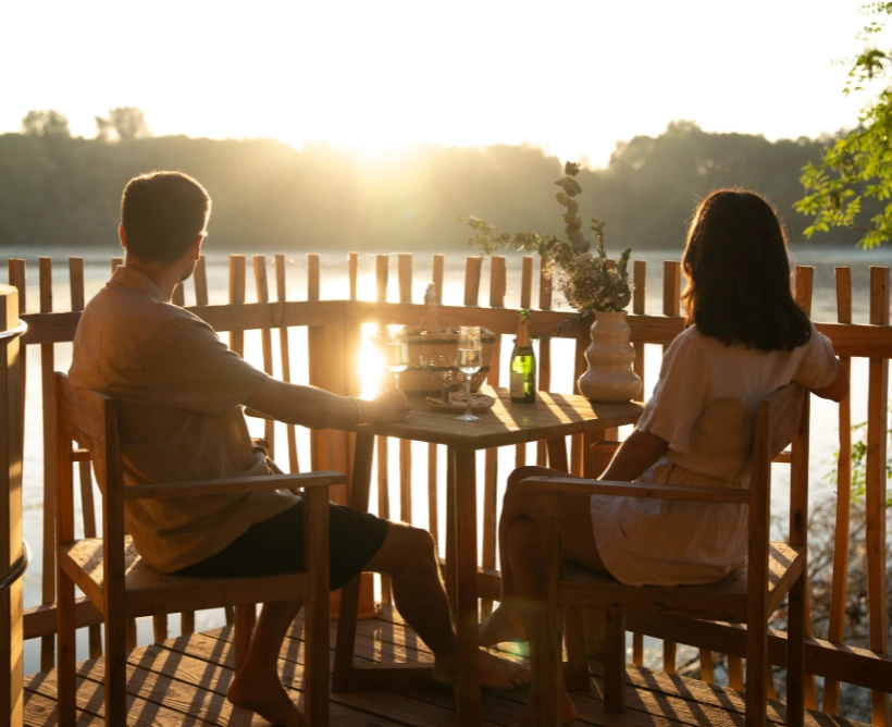 Gourmet aperitif baskets - Coucoo Cabanes - Cabanes de l'Orvanne