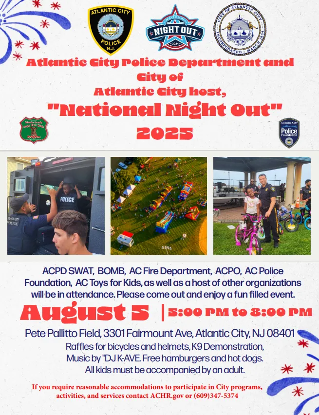 Atlantic City Hosts National Night Out 2025