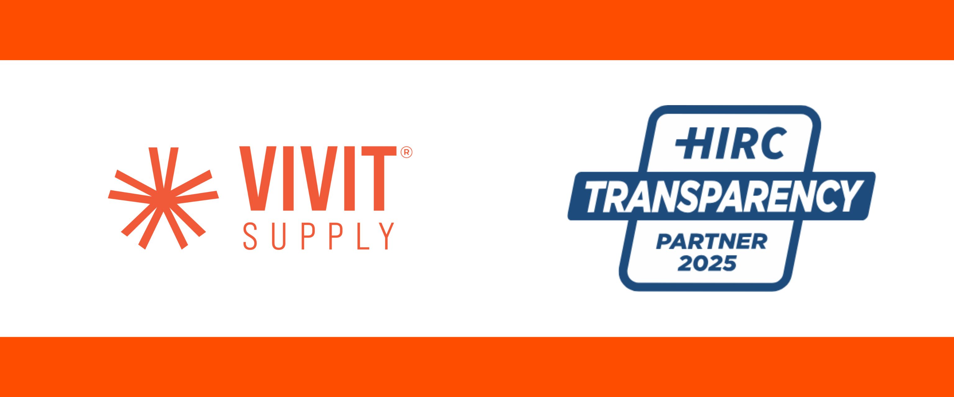 VIVIT Supply Achieves the HIRC Transparency Badge