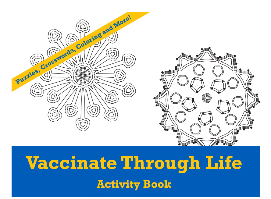 Image of cover of Vaccinate Through Life Activity Book