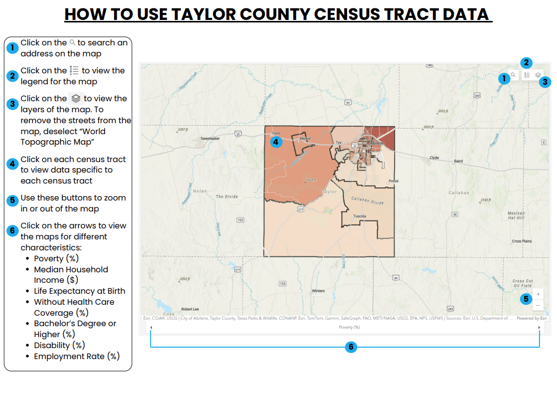 Image instructing how to use census tract data